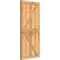 Ekena Millwork Framed Board-n-Batten Shutters w/Z-Bar, Rough Sawn Western Red Cedar, 21 1/2W x 46H, PR RBF06Z21X046RWR - alternate 5